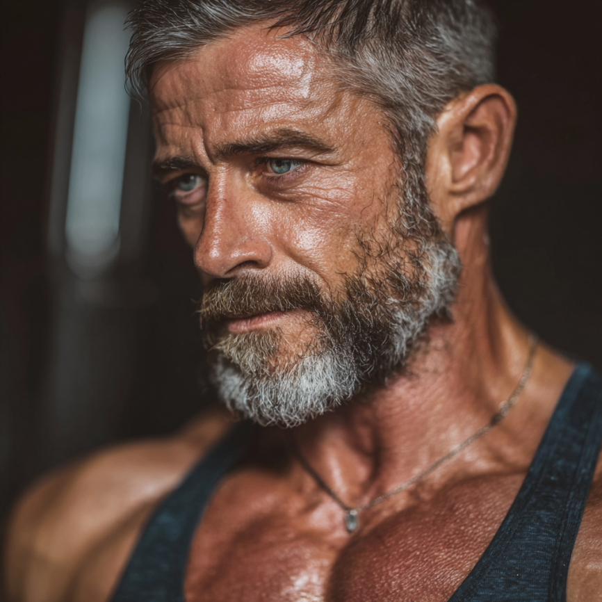 Щасливі літні люди після тренування